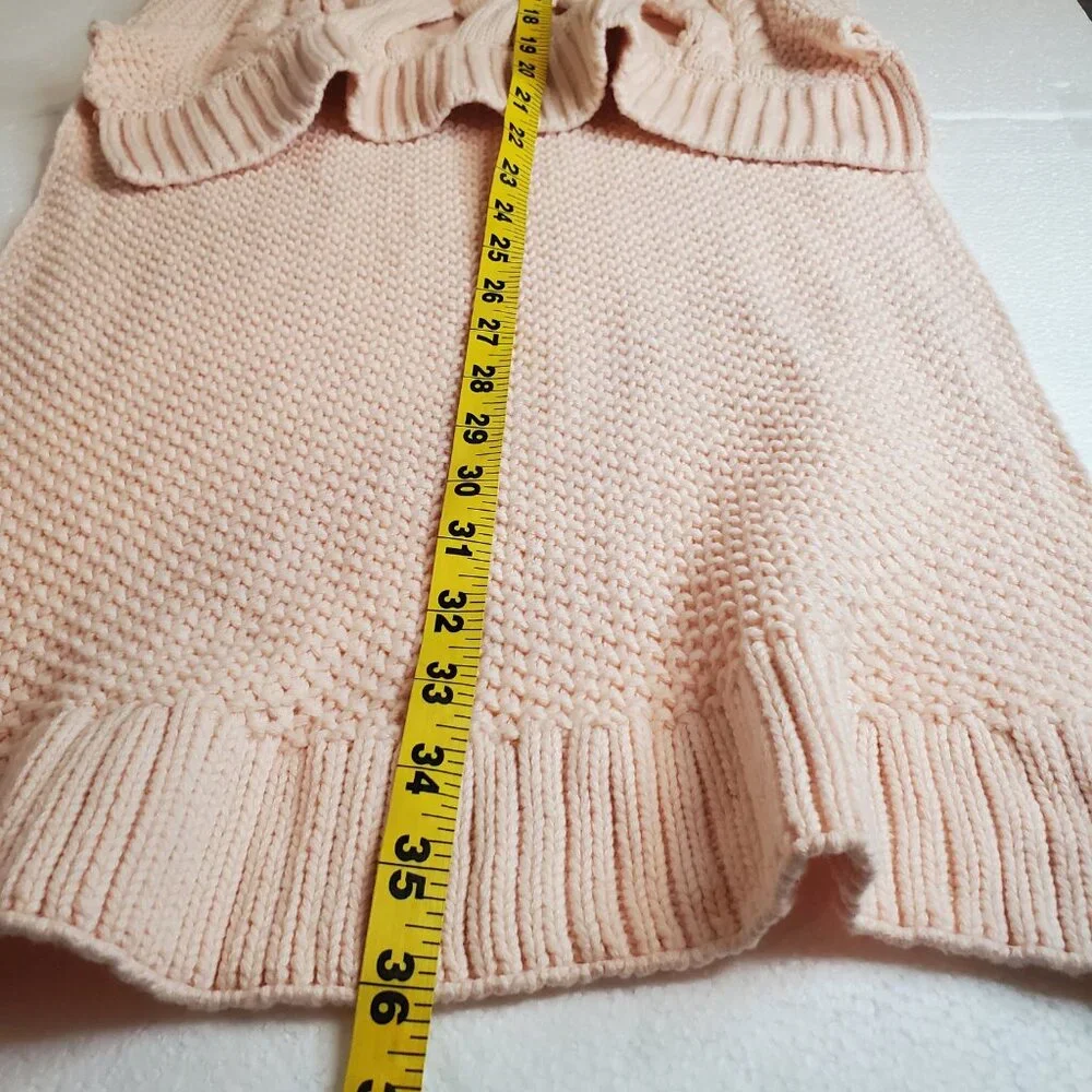 VENUS Peachy Pink Pullover High-Low Sleeveless Sweater Top - S - Picture 12 of 12